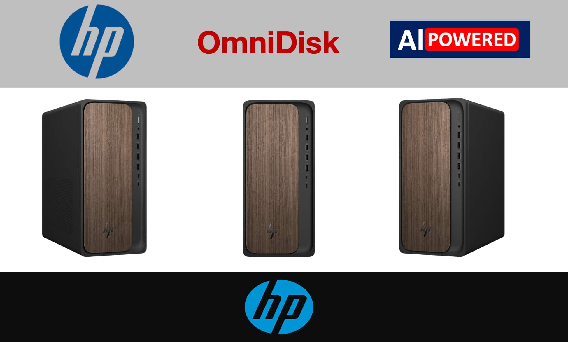 hp OmniDisk AI POWERED
