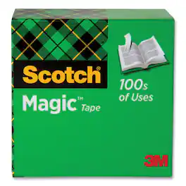 3M - Magic Tape Refill, 1" x 1296", 1" Core, Clear