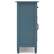 Alt View 8. Simpli Home - Connaught 40 inch Wide Solid Wood Traditional Entryway Storage Cabinet in Distressed Coastal Blue - Distressed Coastal Blue.