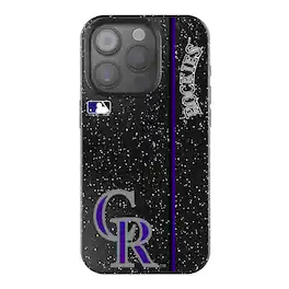 Keyscaper - MLB - Colorado Rockies iPhone Bling Case - 15 - Black