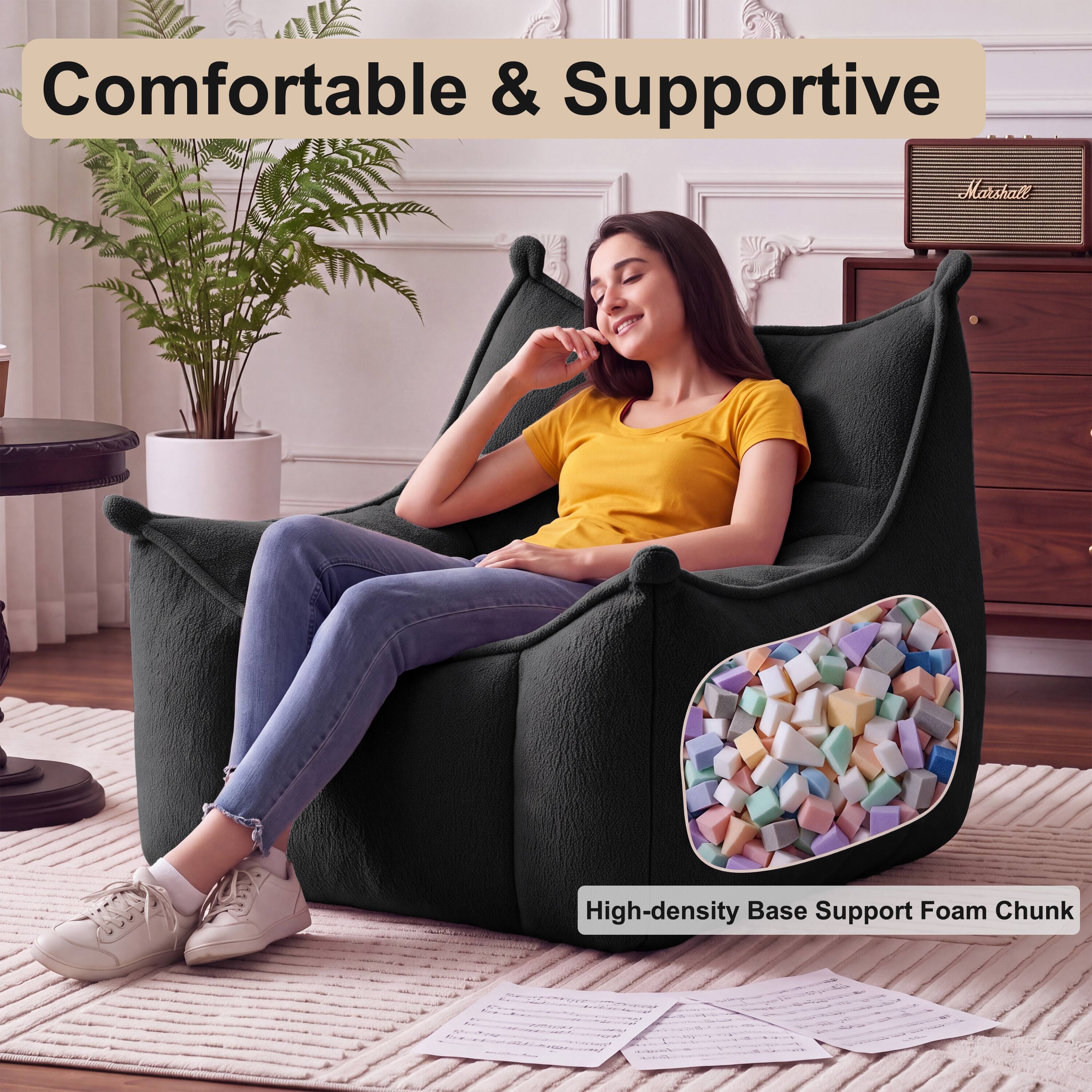 Comfortable & Supportive

Marshall

High-density Base Support Foam Chunk