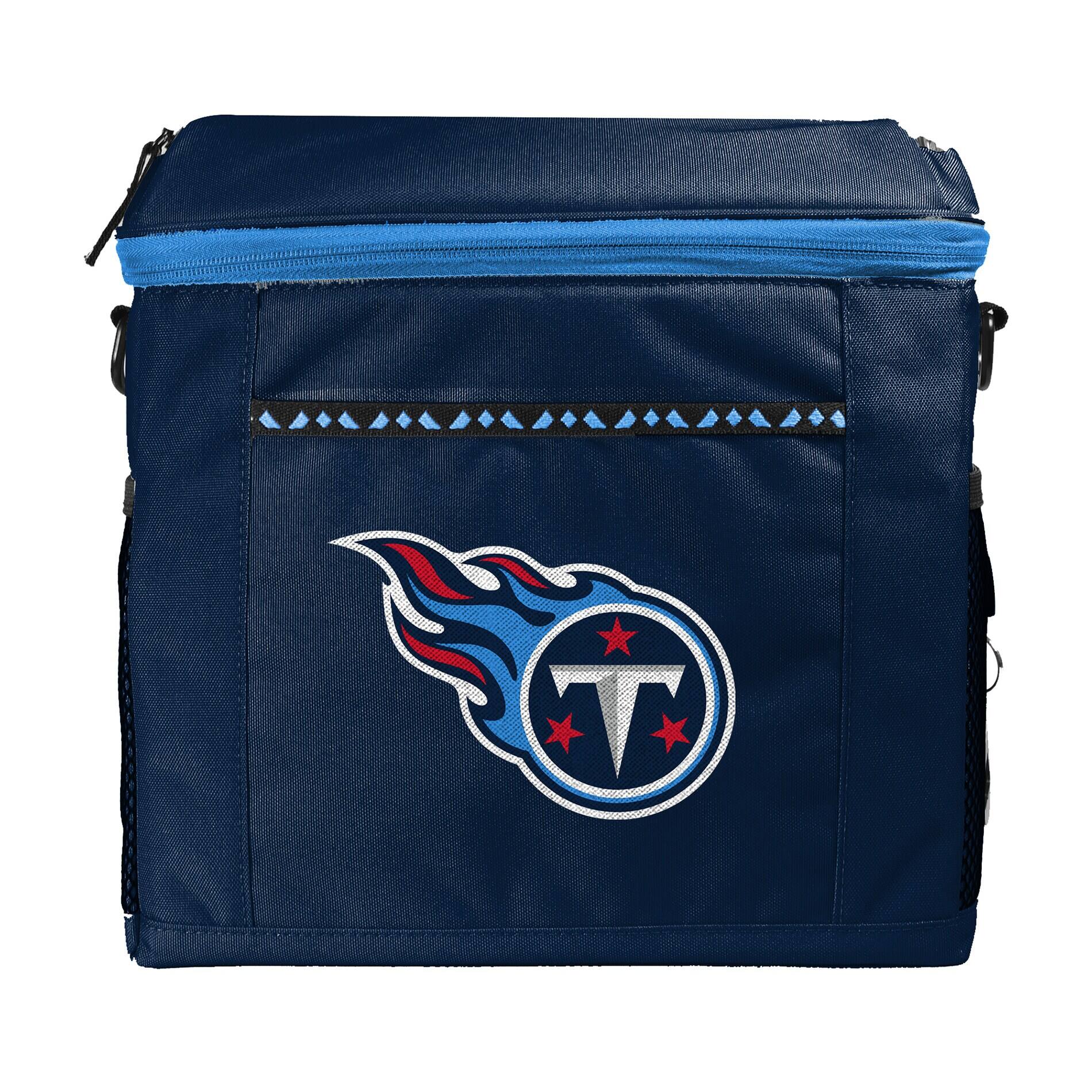 Front. Equip - Tennessee Titans Ice Kicker 24 Can Cooler - Blue.