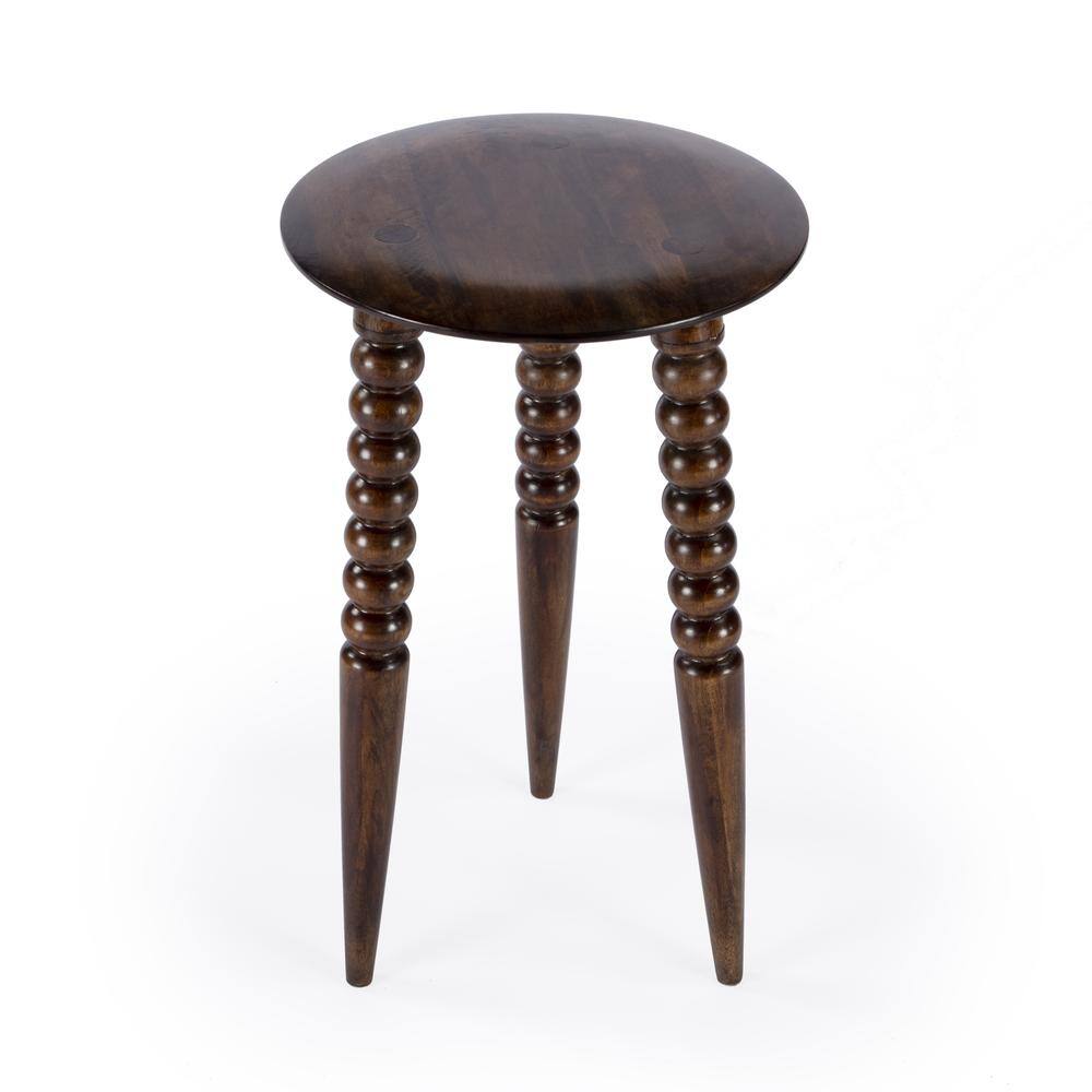 Alt View 1. Butler Specialty - Fluornoy Wood Side Table - Medium Brown.