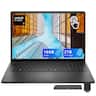 Dell - 16 16" FHD+ Touchscreen Laptop,AMD Ryzen 7 250,16GB RAM,1TB SSD+1TB Dock Station,Backlit Keyboard,Win 11 - Black