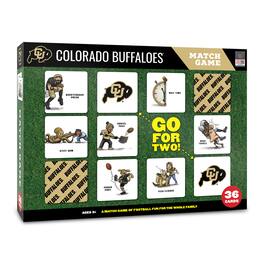 YouTheFan - Colorado Buffaloes Licensed Memory Match Game - Multicolor