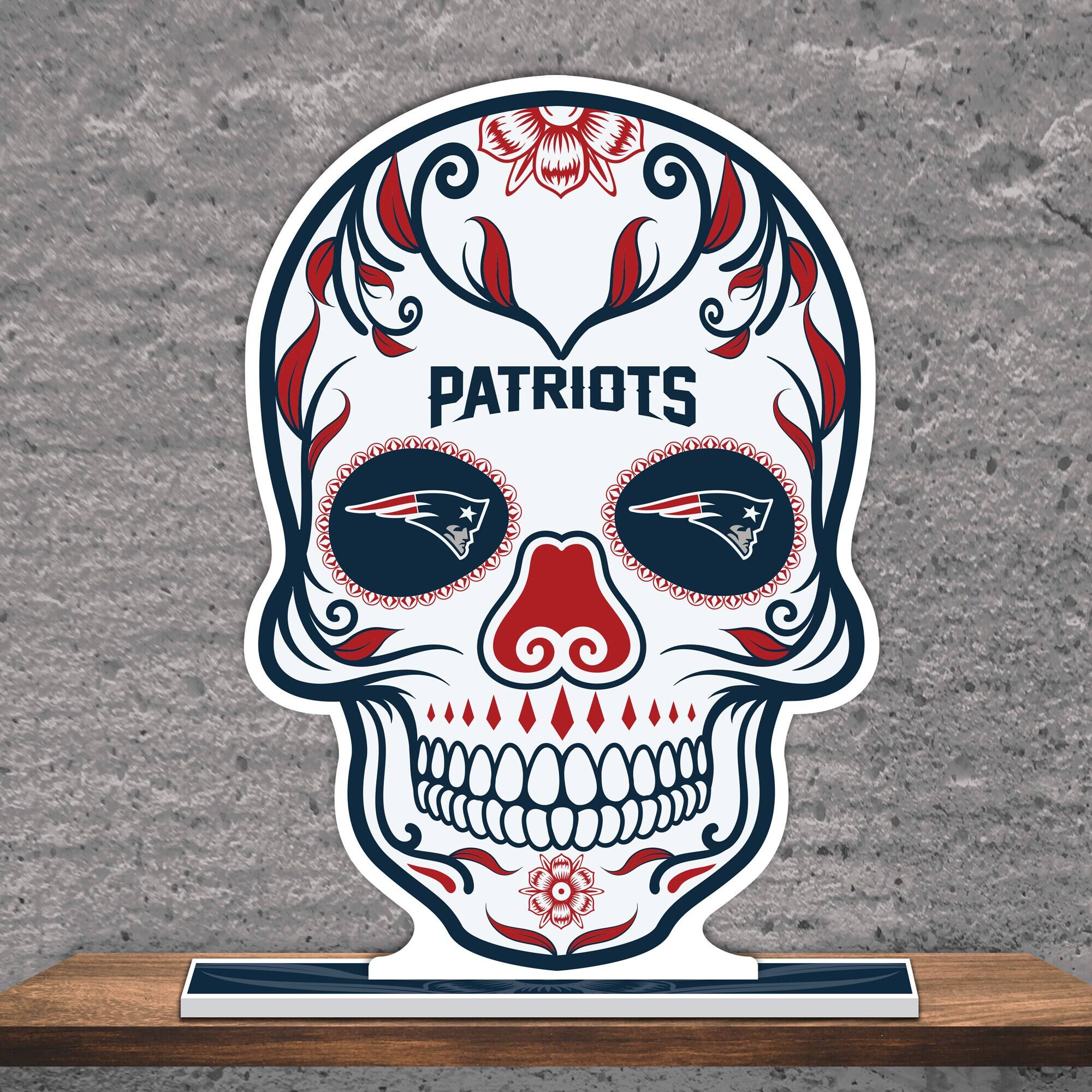 Alt View 1. UPI Marketing - 10" Sugar Skull Standee - Multicolor.