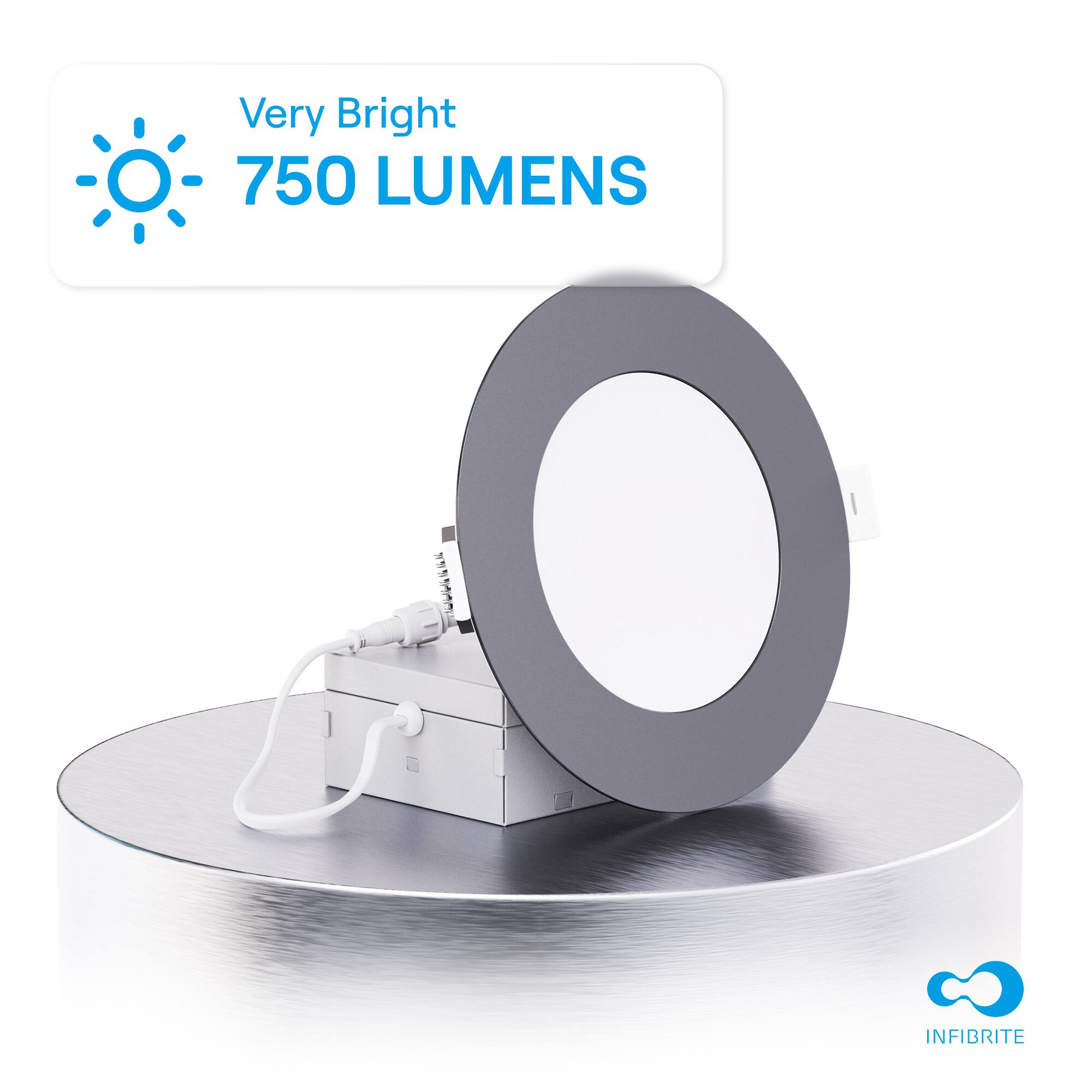 Very Bright 750 LUMENS

INFIBRITE