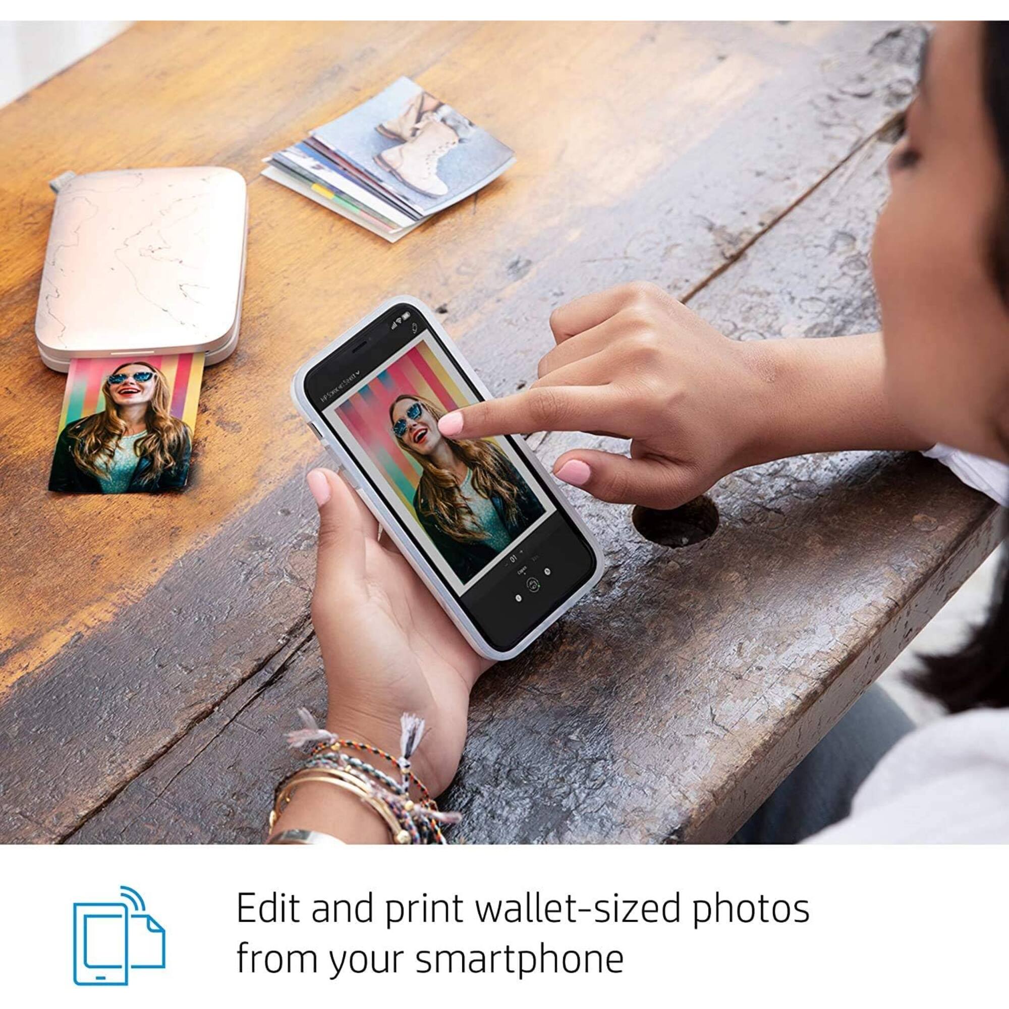 Edit and print wallet-sized photos from your smartphone