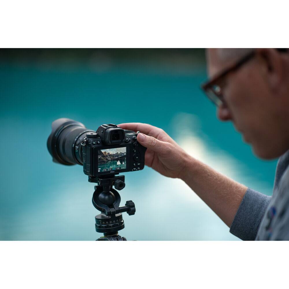 Left. Nikon - NIKKOR Z 24-120mm f/4 S Full Frame Zoom Lens for Z-Mount Mirrorless Camera (20105) Accessory Package.