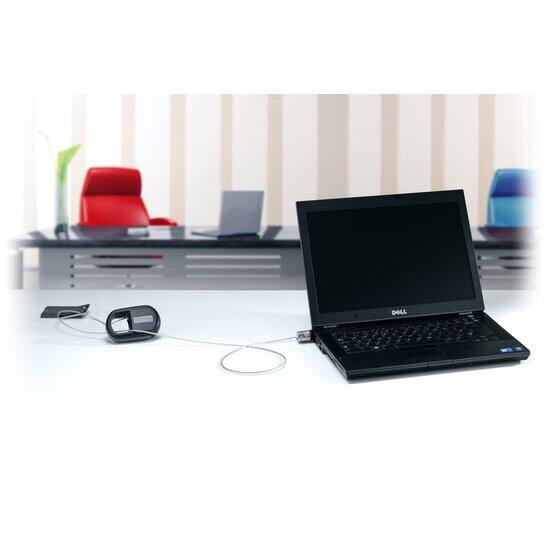 Back. Kensington - MicroSaver Retractable Keyed Laptop Lock Hidden Pin Technology Cut-Resistant Steel Cable K64538US.