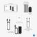 Packaging, TBT4-UDZ Docking Station, Vertical Stand, Quick Start Guide, UL Certified Power Adapter, Thunderbolt 4 40Gbps USB-C Cable 3.3ft/1m
