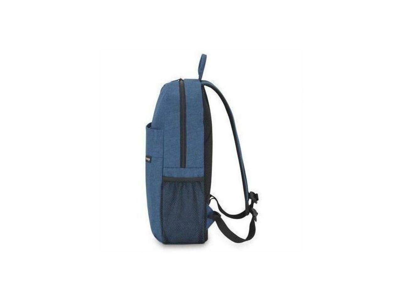 Alt View 4. Kensington - Kensington Simply Portable Lite Backpack for 16" - Navy Blue, Water Resistant, Polyester, Shoulder Strap - Navy Blue.
