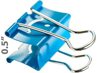 Alt View 3. Officemate - Smiling Face Medium Binder Clips, Assorted Colors, 36 Clips/Pack - Assorted Colors.