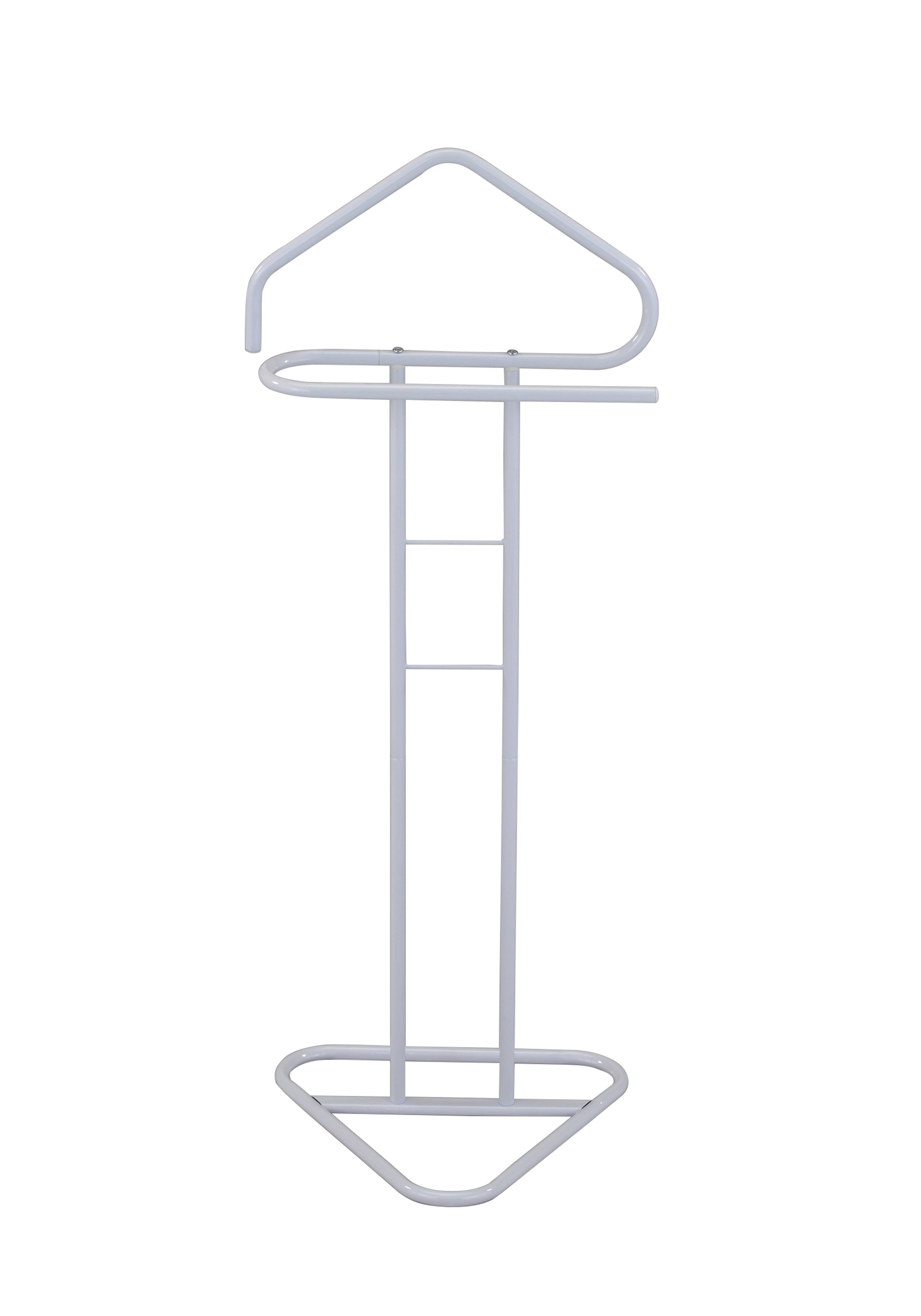 Angle. Kings Brand Furniture - Kings Brand Furniture - Kalblins Metal Clothing Wardrobe Suit Valet Rack Stand - White.