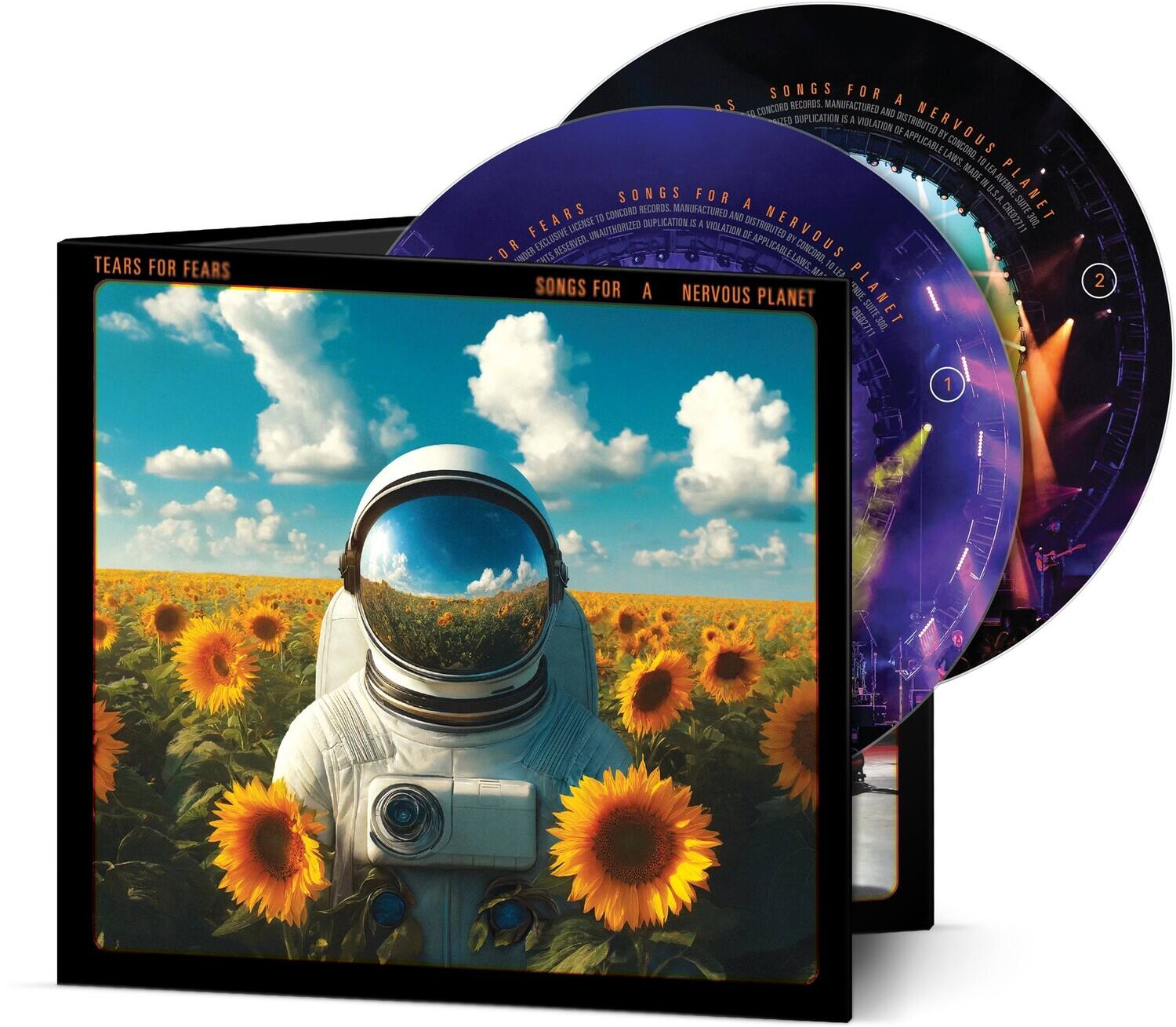 TEARS FOR FEARS  
SONGS FOR A NERVOUS PLANET  

CONCORD RECORDS  
MANUFACTURED AND DUPLICATION BY CONCORD  
DISTRIBUTED BY CONCORD  
APPLICABLE LAWS RESERVED  

SONGS FOR A NERVOUS PLANET  
CONCORD RECORDS  
MANUFACTURED AND DUPLICATION BY CONCORD  
DISTRIBUTED BY CONCORD  
APPLICABLE LAWS RESERVED  

SONGS FOR A NERVOUS PLANET  
CONCORD RECORDS  
MANUFACTURED AND DUPLICATION BY CONCORD  
DISTRIBUTED BY CONCORD  
APPLICABLE LAWS RESERVED  

SONGS FOR A NERVOUS PLANET  
CONCORD RECORDS  
MANUFACTURED AND DUPLICATION BY CONCORD  
DISTRIBUTED BY CONCORD  
APPLICABLE LAWS RESERVED  

SONGS FOR A NERVOUS PLANET  
CONCORD RECORDS  
MANUFACTURED AND DUPLICATION BY CONCORD  
DISTRIBUTED BY CONCORD  
APPLICABLE LAWS RESERVED  

SONGS FOR A NERVOUS PLANET  
CONCORD RECORDS  
MANUFACTURED AND DUPLICATION BY CONCORD  
DISTRIBUTED BY CONCORD  
APPLICABLE LAWS RESERVED  

SONGS FOR A NERVOUS PLANET