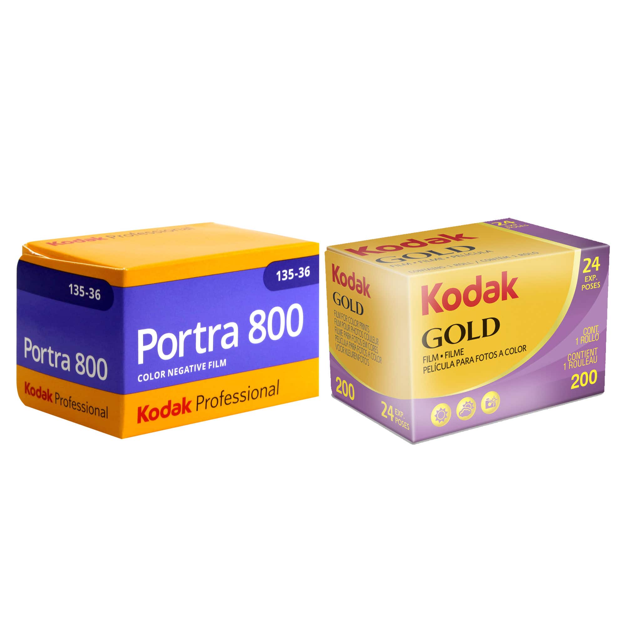Kodak - GOLD 200 Color Negative Film 35mm Roll Film, 24 Exposures, Portra 800 Color Negative Film (35mm Roll, 36 Exposures) price history on PriceWatchPro