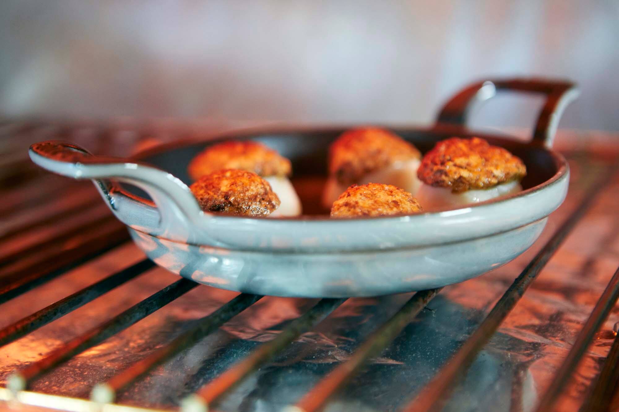 Alt View 1. Staub - Staub Cast Iron 5.5-inch x 3.8-inch Mini Oval Gratin Baking Dish - Graphite Grey - Graphite Grey.