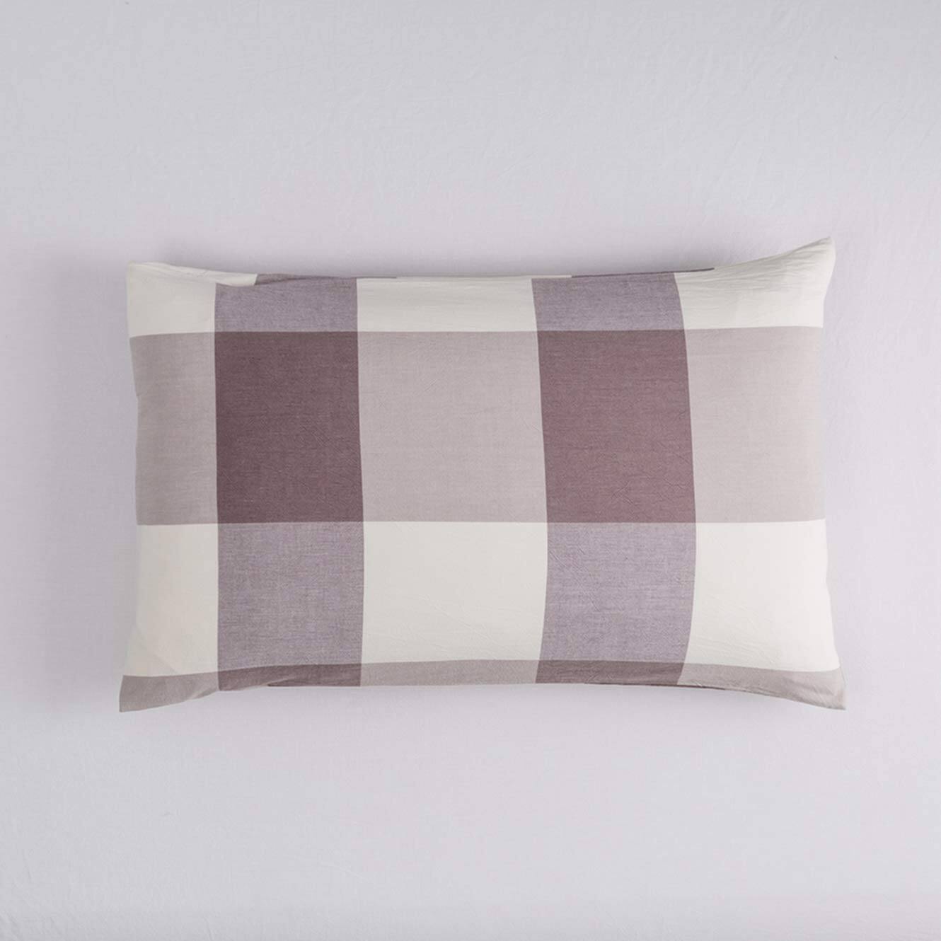 Alt View 4. Earthley Blooms - Checkered Duvet Cover Queen Washed Cotton Plaid 3 Set 1 Classic Grid With Zipper Ties 2 Pillowcases Farmhouse - Tan Gingham-Queen.