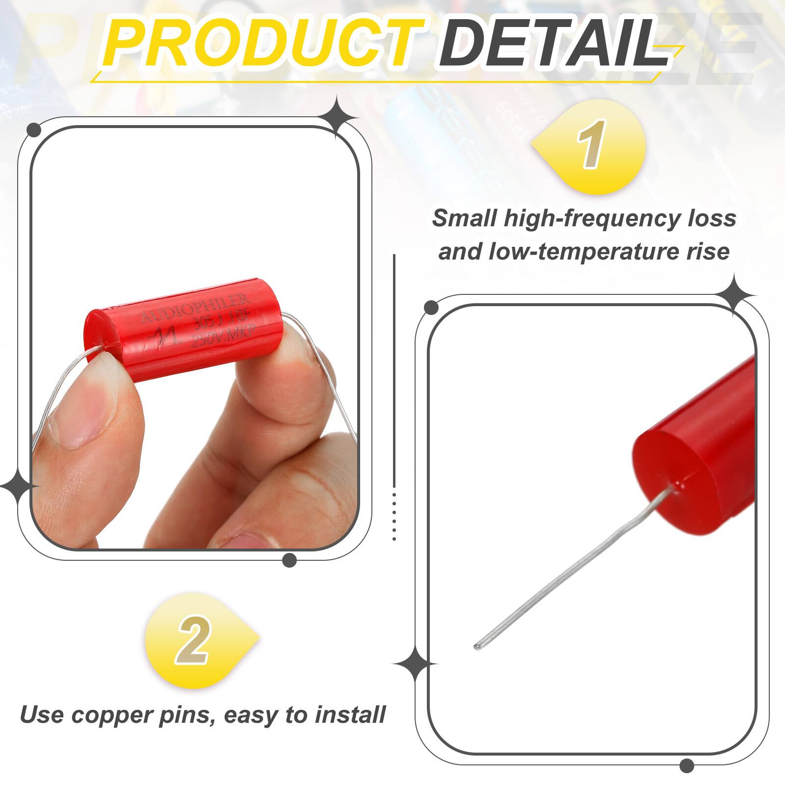 **PRODUCT DETAIL**

1. Small high-frequency loss and low-temperature rise

2. Use copper pins, easy to install