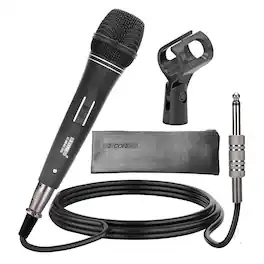 5 CORE - XLR Microphone Dynamic Mic Karaoke Singing Studio Handheld Mics -ND 235X
