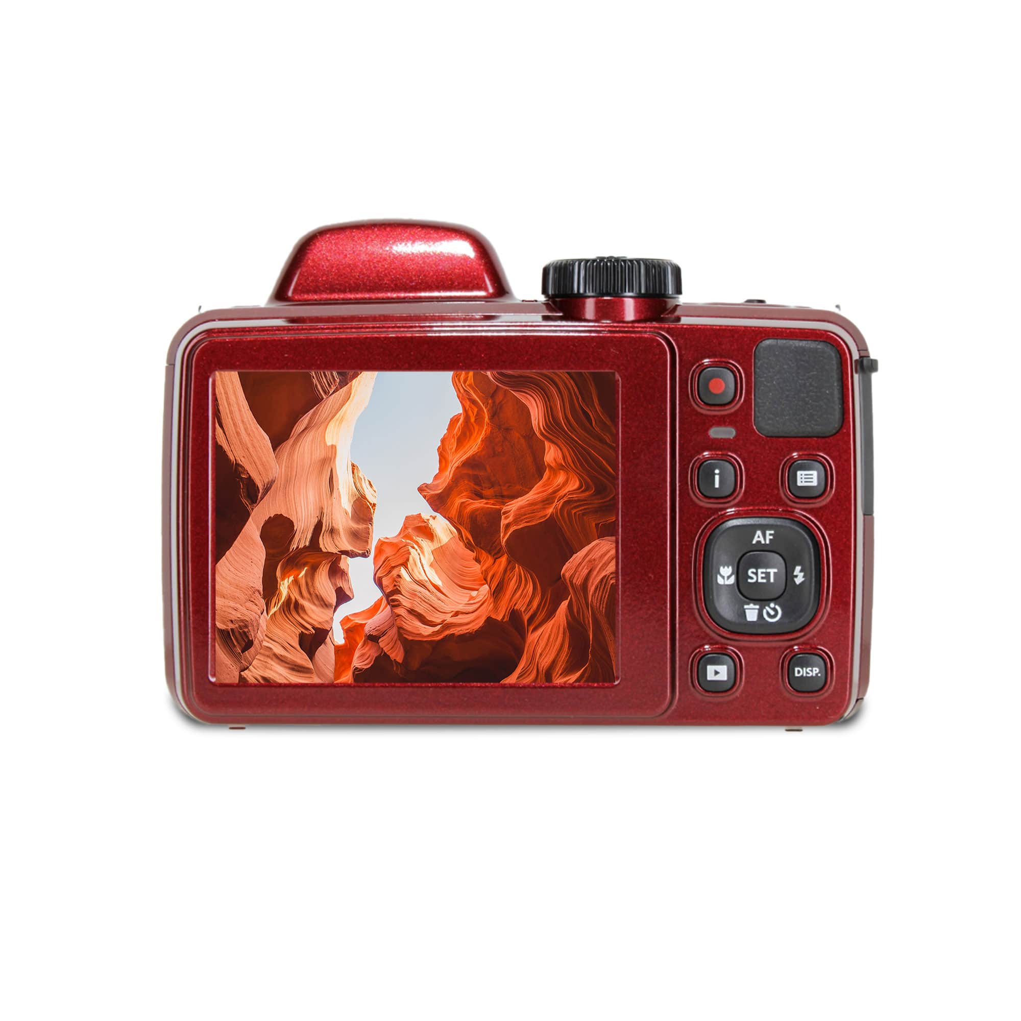 Kodak Pixpro AZ405 Digital Camera, Red (AZ405RD) Bundle with