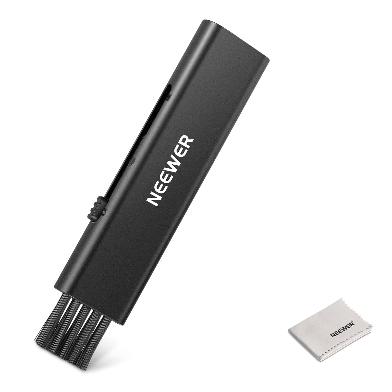 Neewer - 2-in-1 Camera Lens Cleaning Kit, Brush Pen & Microfiber Cloth, HM-45