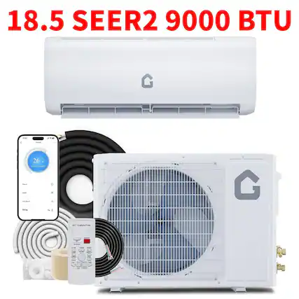 18.5 SEER2 9000 BTU
