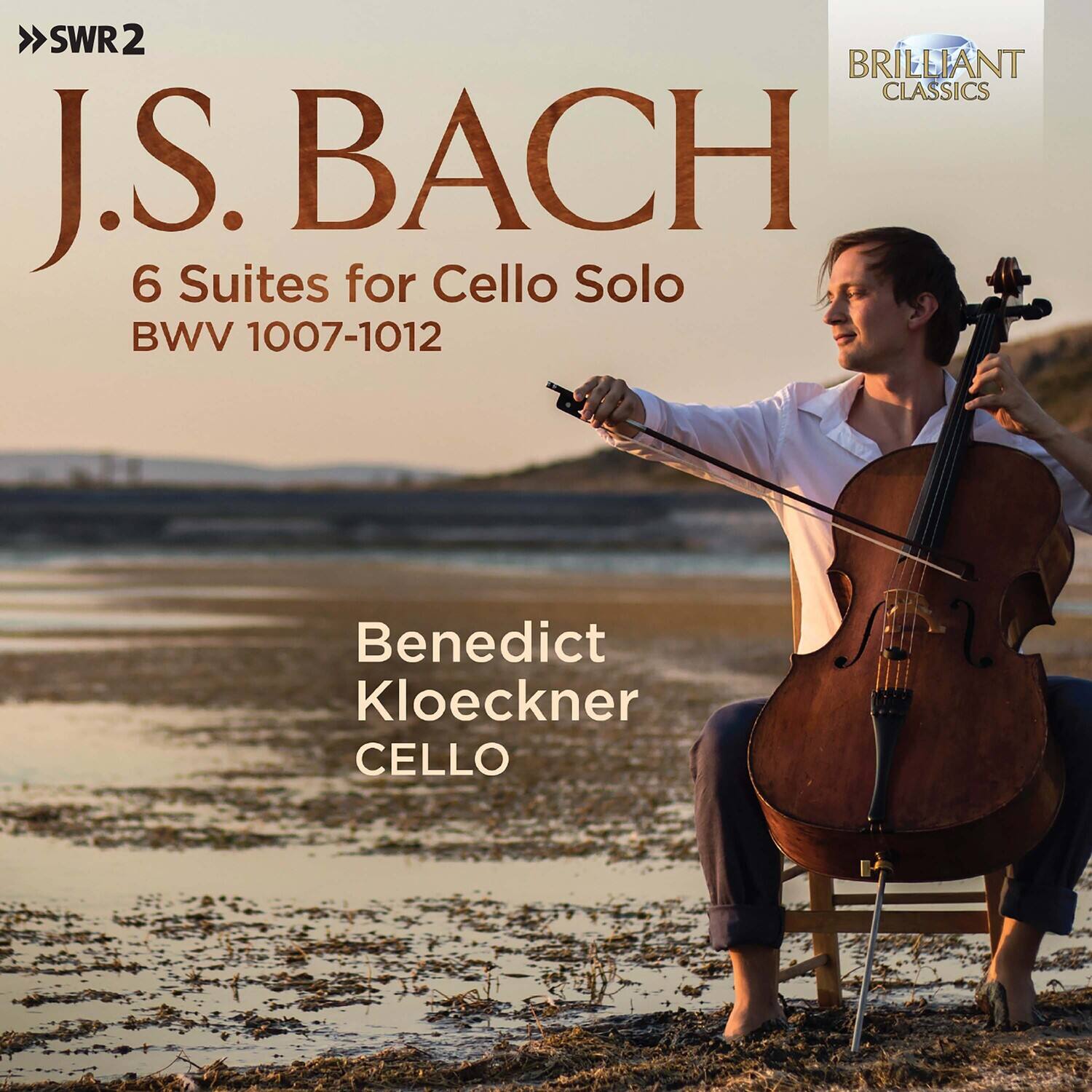SWR2  
J.S. BACH  
6 Suites for Cello Solo  
BWV 1007-1012  

Benedict Kloeckner  
CELLO  

BRILLIANT CLASSICS