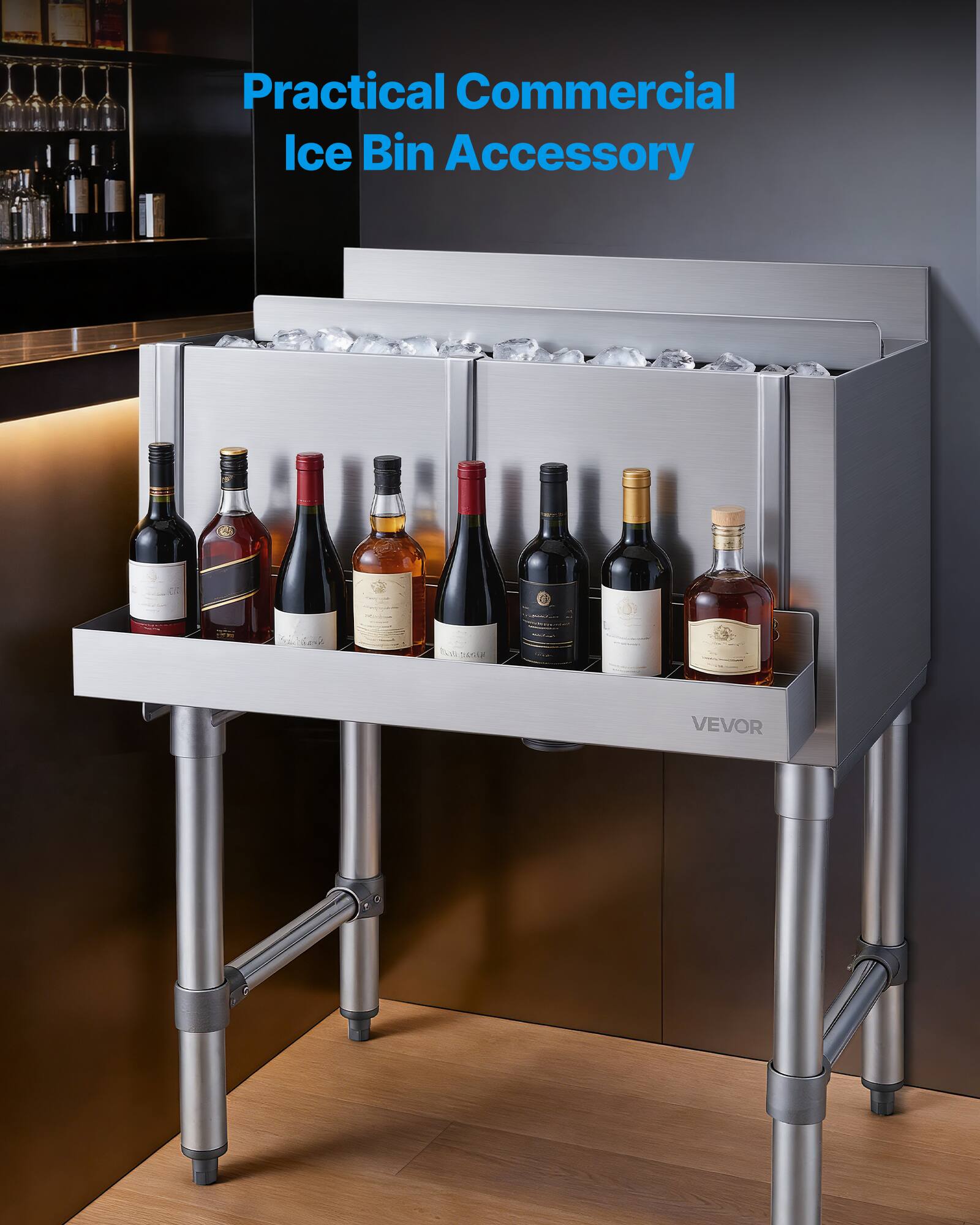 Practical Commercial Ice Bin Accessory