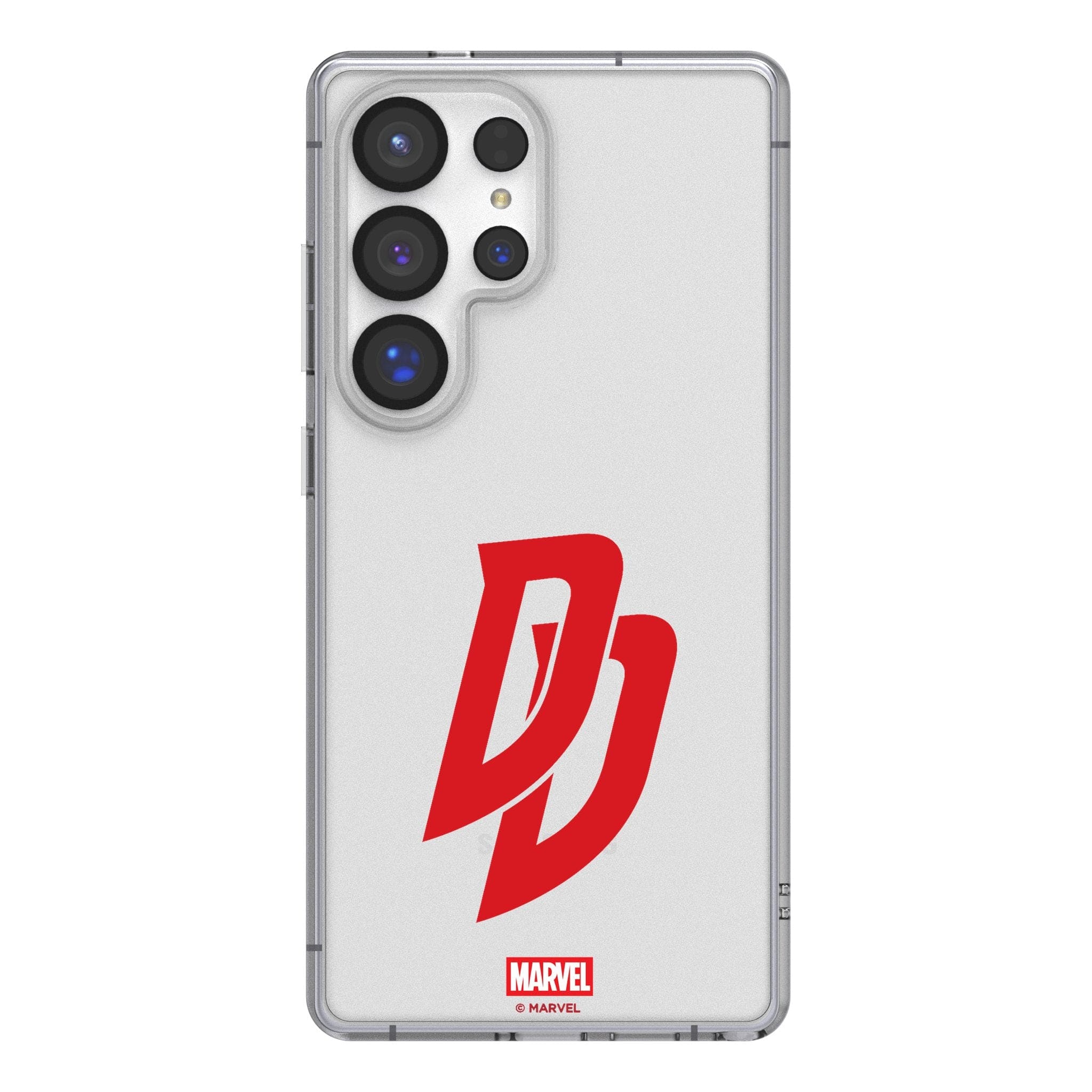 Keyscaper - Marvel Badge Clear Phone Case - Samsung Galaxy S24 - Daredevil