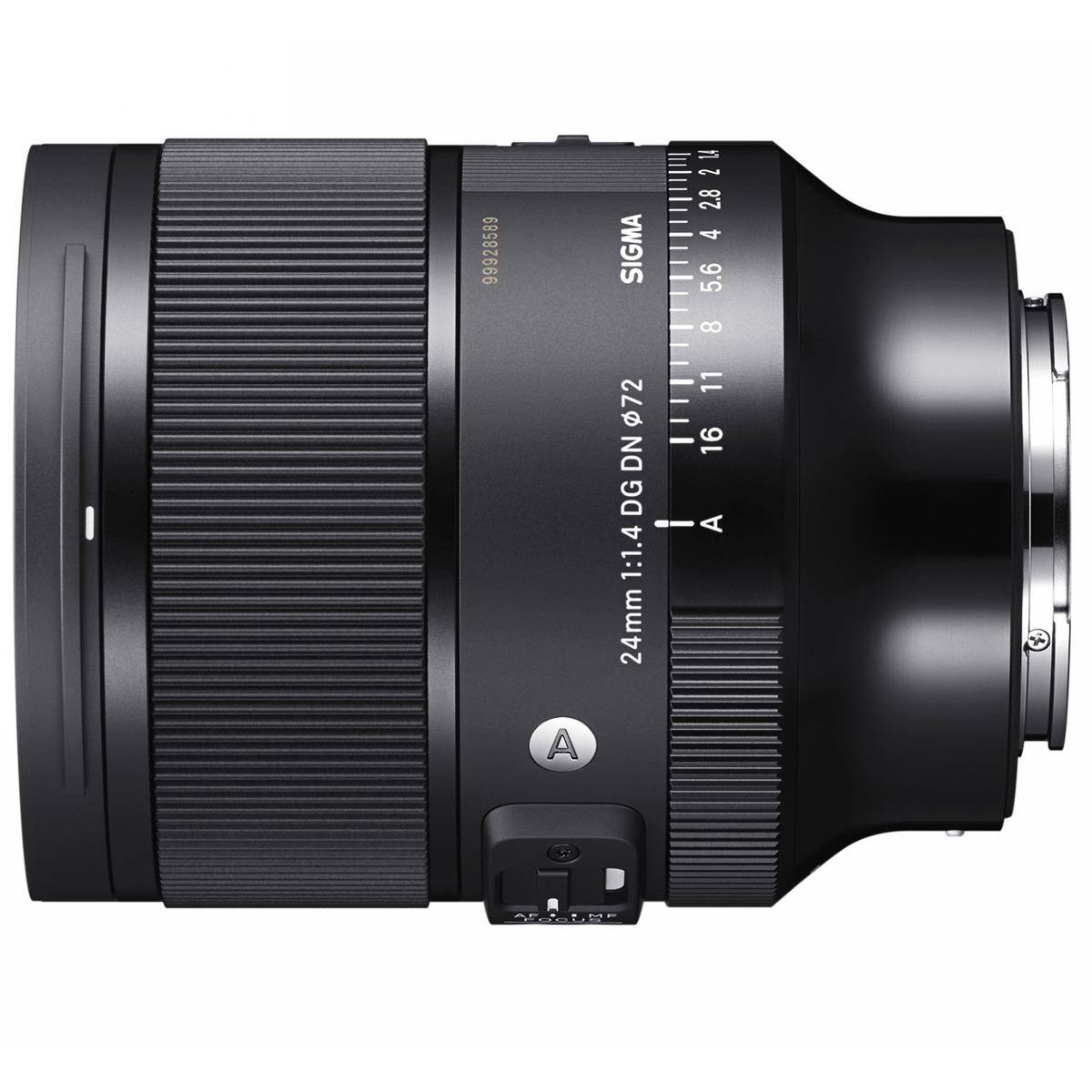 99928589  
A  
SIGMA 72 DN DG 1:1.4 24mm  
1.4 2 2.8 4 5.6 8 11 16 IA  
AFLOMP FOCUS