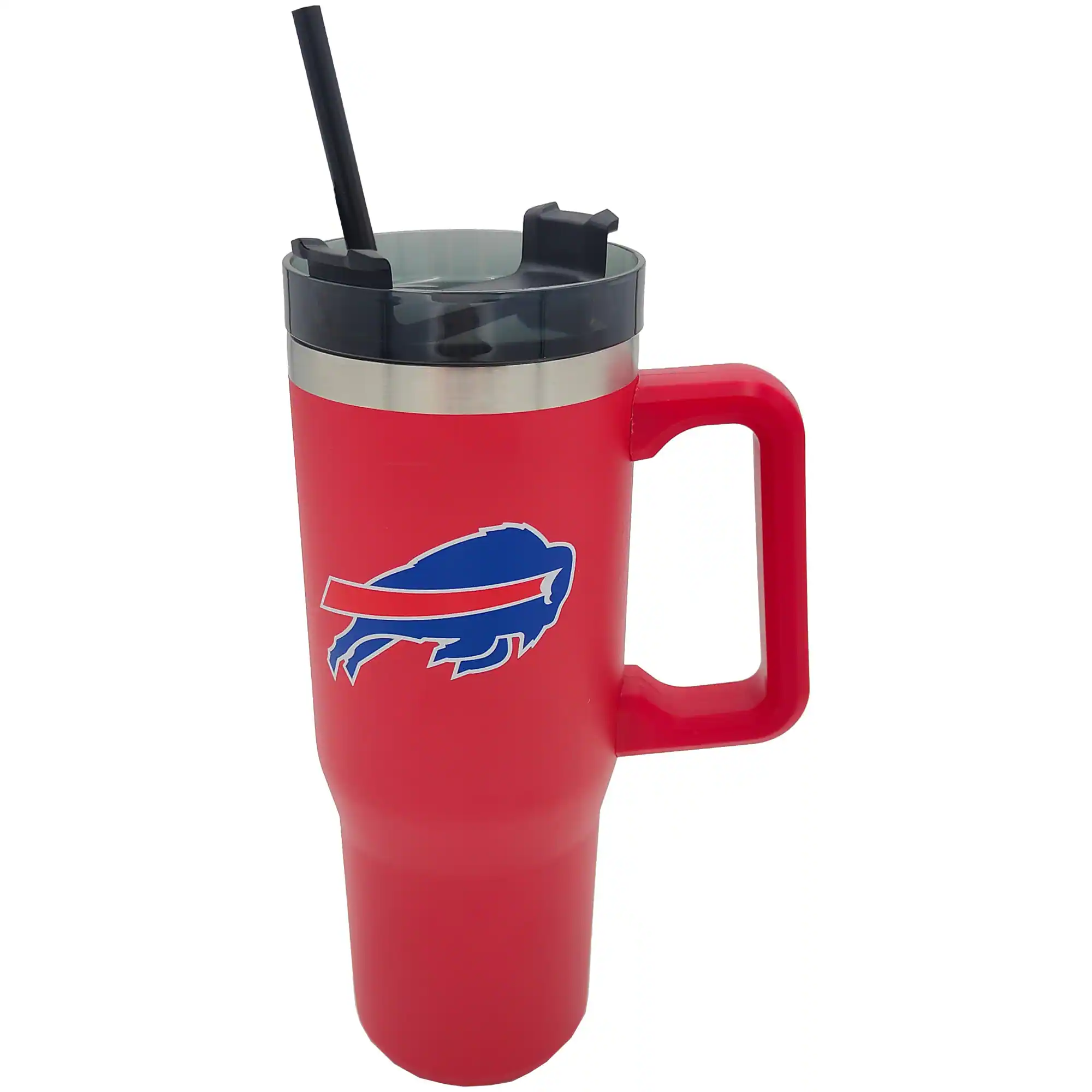 Alt View 1. Pegasus - Buffalo Bills 60" x 70" Logo Blanket and 30oz Stainless Steel Tumbler Combo - Multicolor.