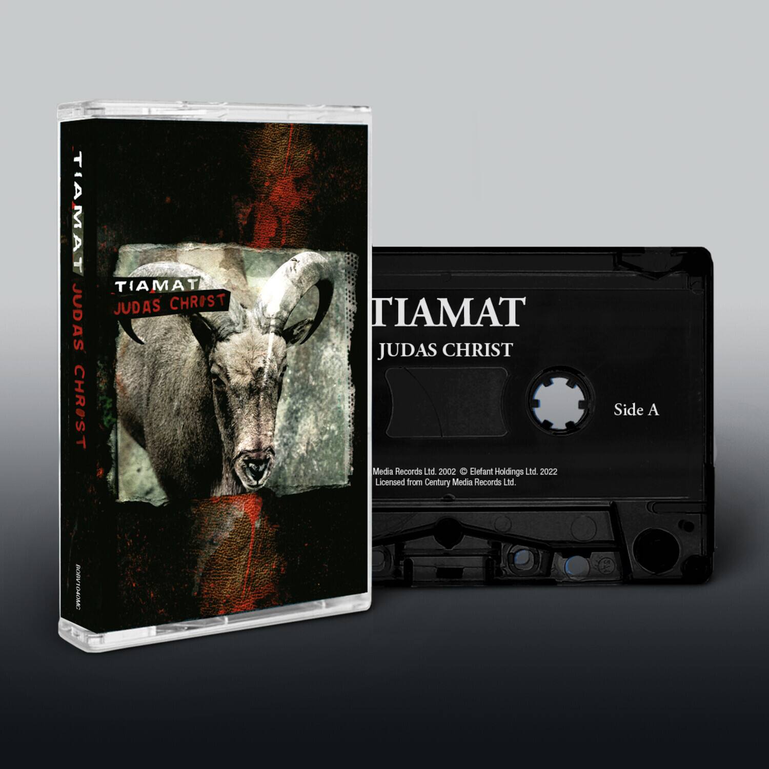 TIAMAT  
JUDAS CHRIST  

Media Records Ltd. 2002  
Befant Holdings Ltd. 2022  
Licensed from Century Media Records Ltd.  

Side A