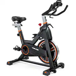 YOSUDA - PRO Magnetic Exercise Bike 350 lbs Weight Capacity - Indoor Cycling Bike Stationary with Comfortable Seat Cushion - Black