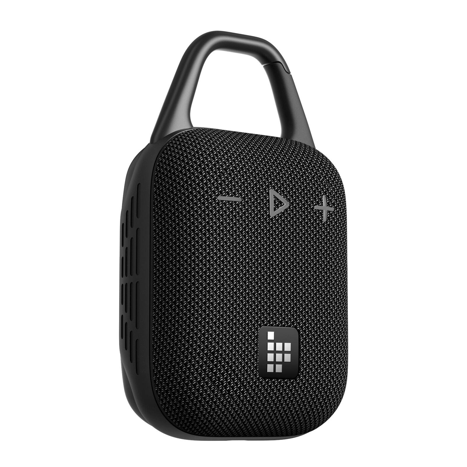 Back. Tronsmart - Mirtune H1 Portable Bluetooth Speaker, Big Audio and Punchy Bass, Integrated Carabiner, IPX7 Waterproof, 20H Playtime - Black.