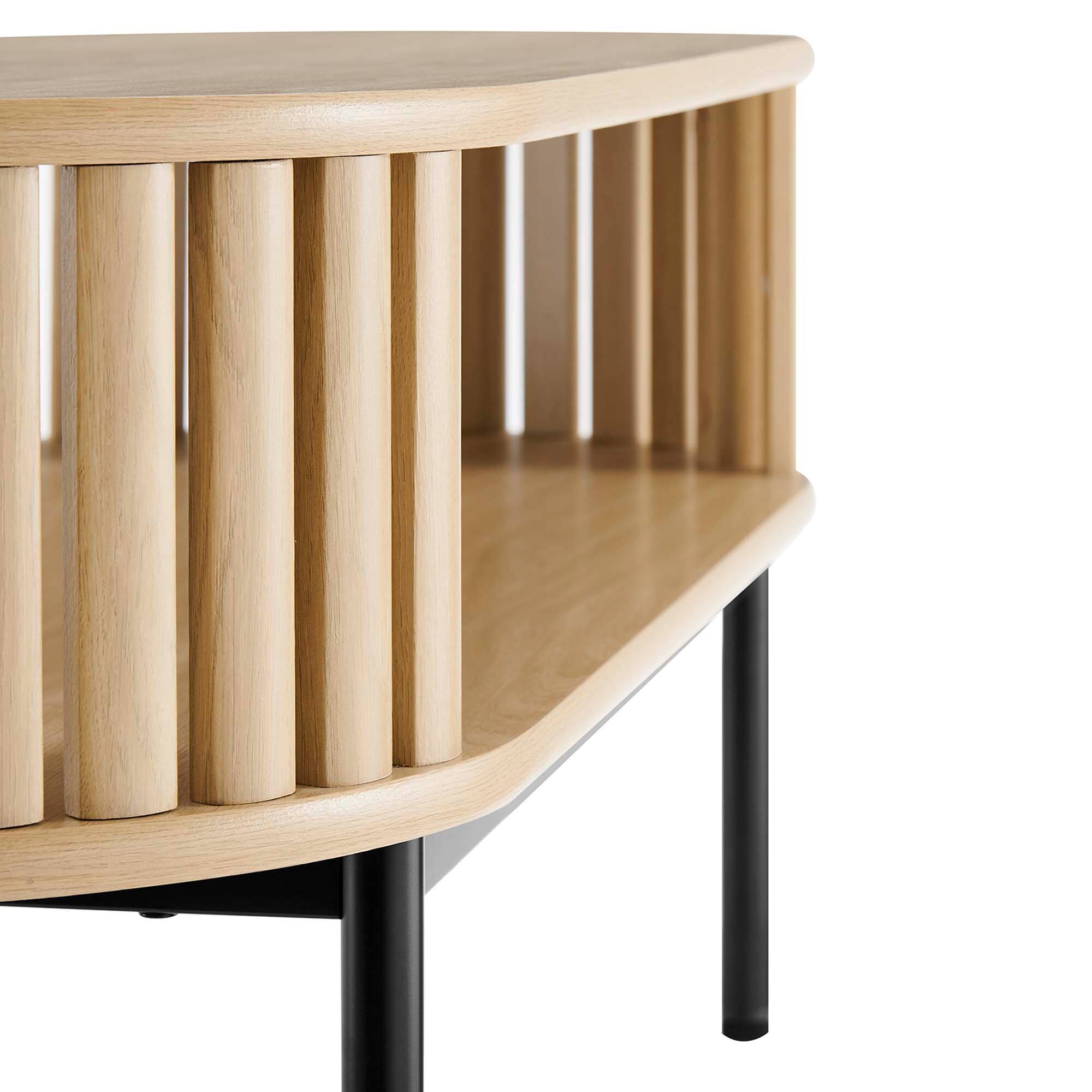 Alt View 4. Modway - Fortitude Wood Coffee Table by Modway - Oak.