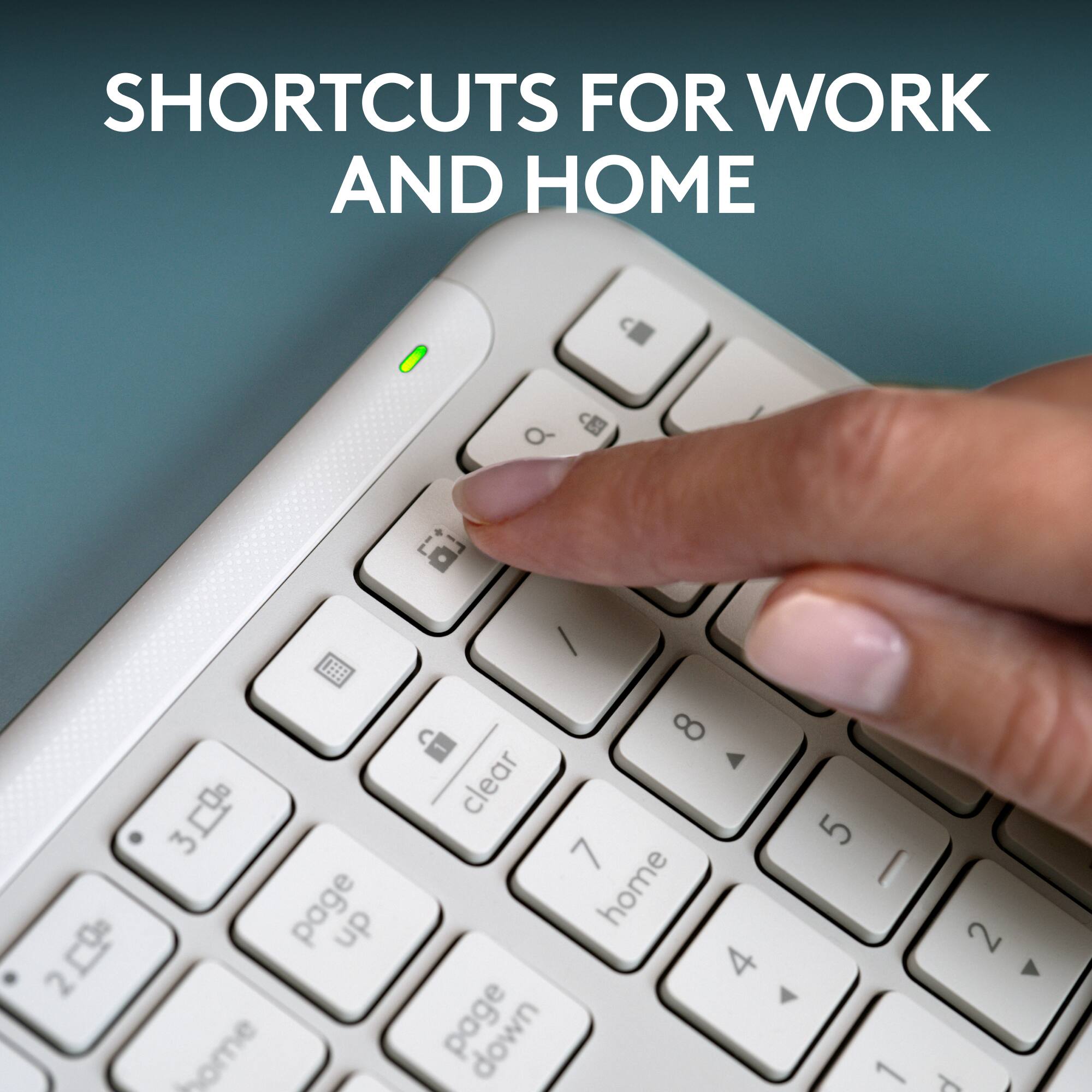 Shortcuts for work and home:

* Ctrl + [B] = 3 pages down
* Ctrl + [2] = 2 pages down
* Ctrl + [8] = 8 pages down
* Ctrl + [1] = 1 page down
* Ctrl + [C] = Clear
* Ctrl + [7] = 7 pages up
* Ctrl + [4] = 4 pages up
* Ctrl + [1] = 1 page up
* Ctrl + [T] = 2 pages up
