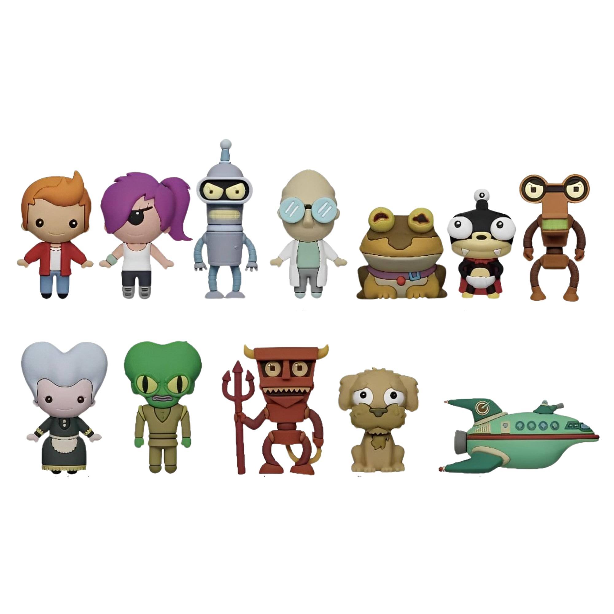 Alt View 10. Monogram - Futurama 3D Figural Foam Bag Clip | 1 Random - Multicolored.
