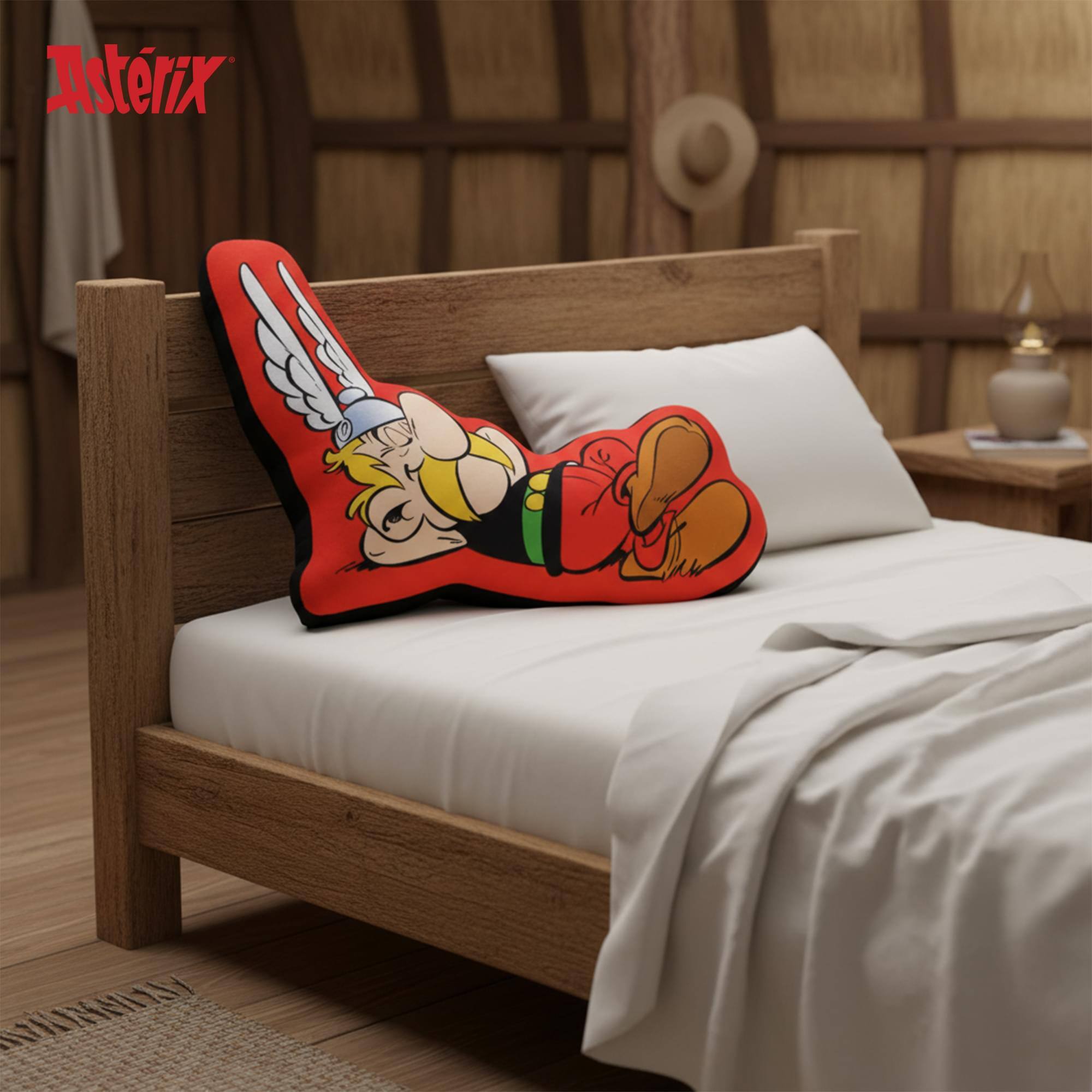 Alt View 2. SD Toys - Asterix Collectible Plush Pillow - Red.