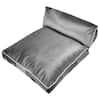 Front. VEVOR - Crash Pad, 5 x 4.5 ft Crash Pad for Kids Sensory with Foam Blocks and Washable Cover, Large Soft Foam Landing Zone Giant - Blue.