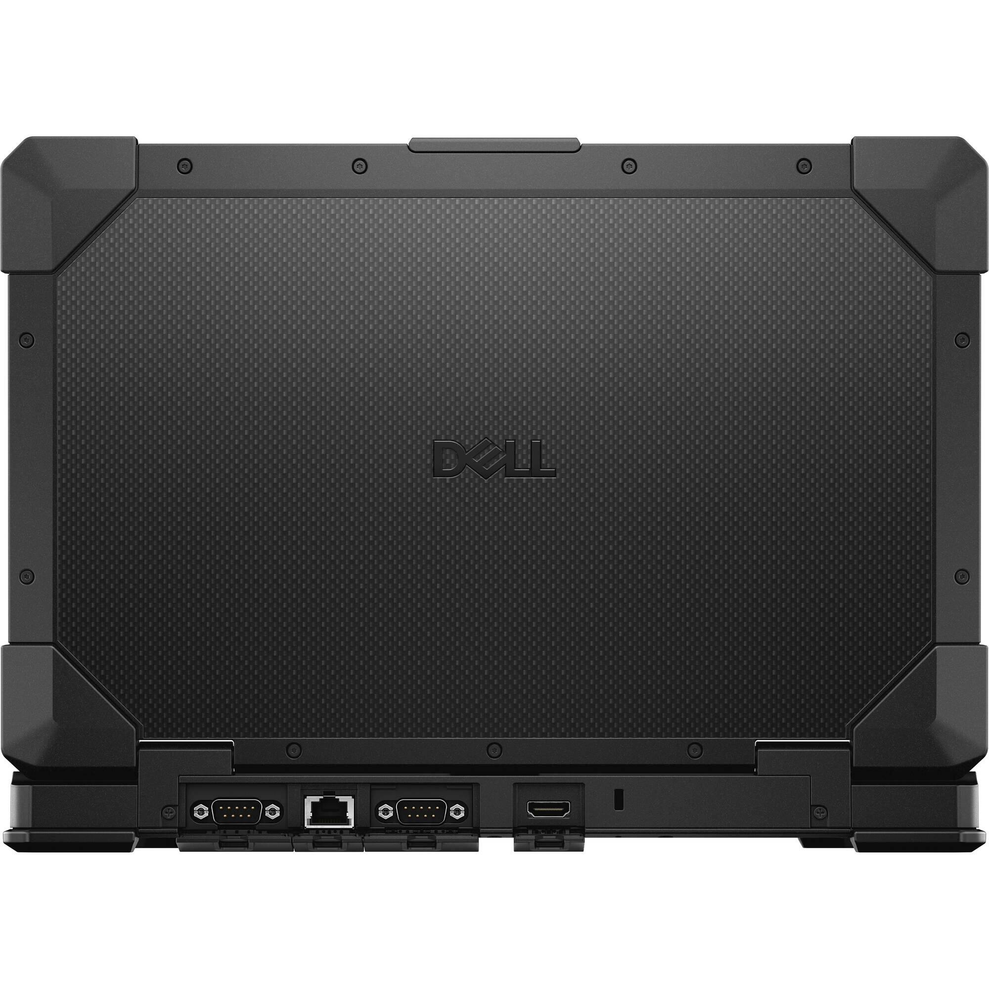 Back. Dell - Dell Pro Rugged 14 FHD Laptop – Intel Core Ultra 5 135U, 16GB RAM, 512GB SSD, Intel Graphics, Backlit KB, Windows 11 Pro - Black.