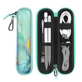 Kitcheniva - Soft Neoprene Pencil Holder Case Carry Pouch For Apple Pencil - Emerald Marble