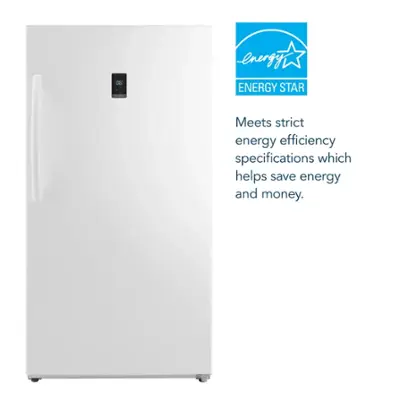 Insignia™ - 17 Cu. Ft. Garage Ready Convertible Upright Freezer with ENERGY STAR Certification - White
