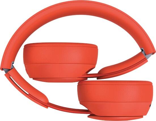 Alt View 2. Beats - Beats Solo Pro Wireless Noise Cancelling On-Ear Headphones - Red - Red.