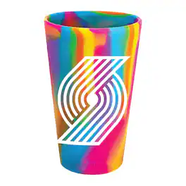 WinCraft - Portland Trail Blazers 16oz. Fashion Silicone Pint Glass - Multicolor
