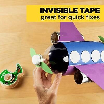 INVISIBLE TAPE  
great for quick fixes  

Magic Scotch