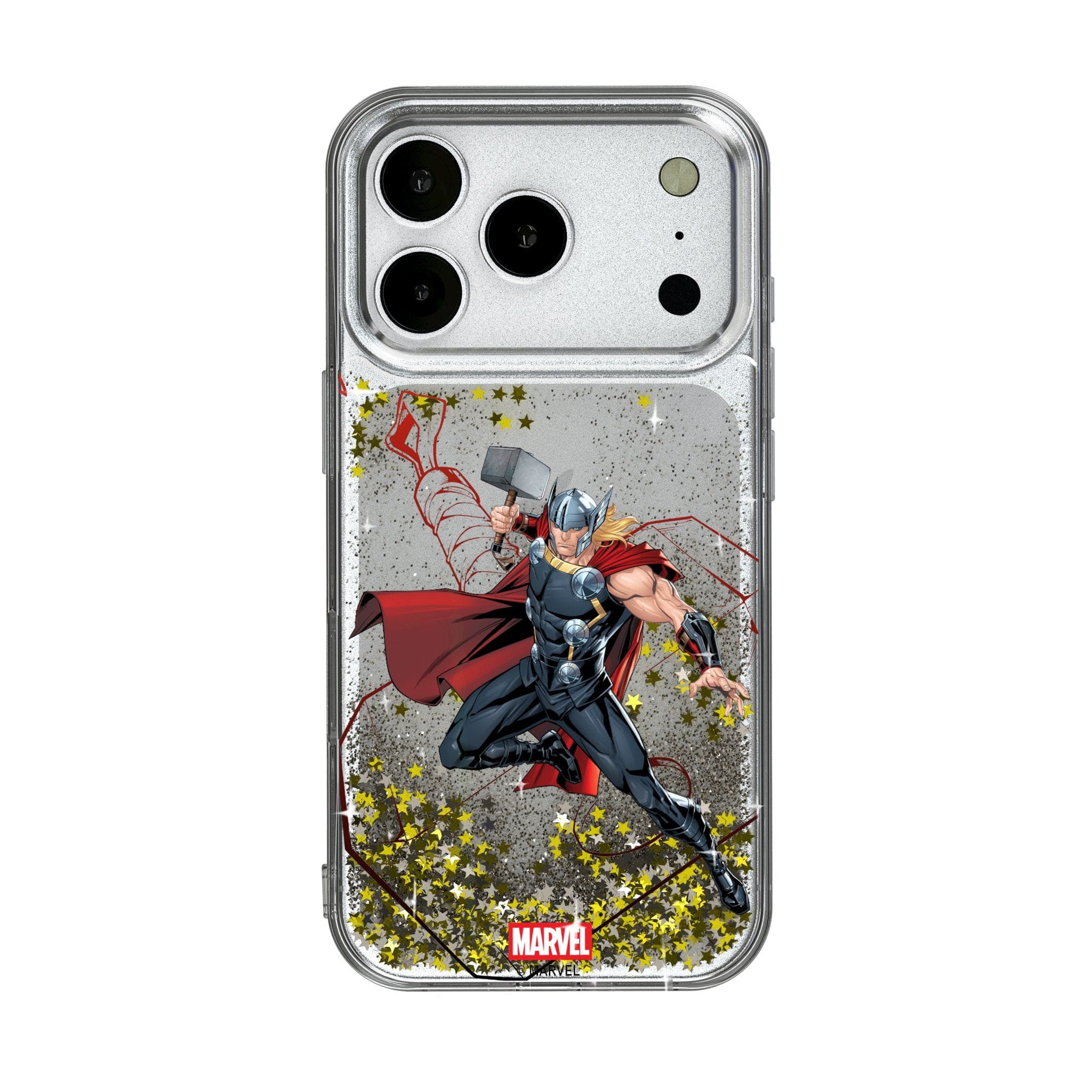 Keyscaper - Marvel MechLine Glitter Phone Case - Apple iPhone 17 - Thor