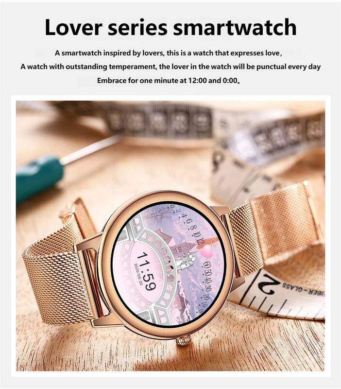 Lover series smartwatch

A smartwatch inspired by lovers, this is a watch that expresses love. A watch with outstanding temperament, the lover in the watch will be punctual every day. Embrace for one minute at 12:00 and 0:00.
