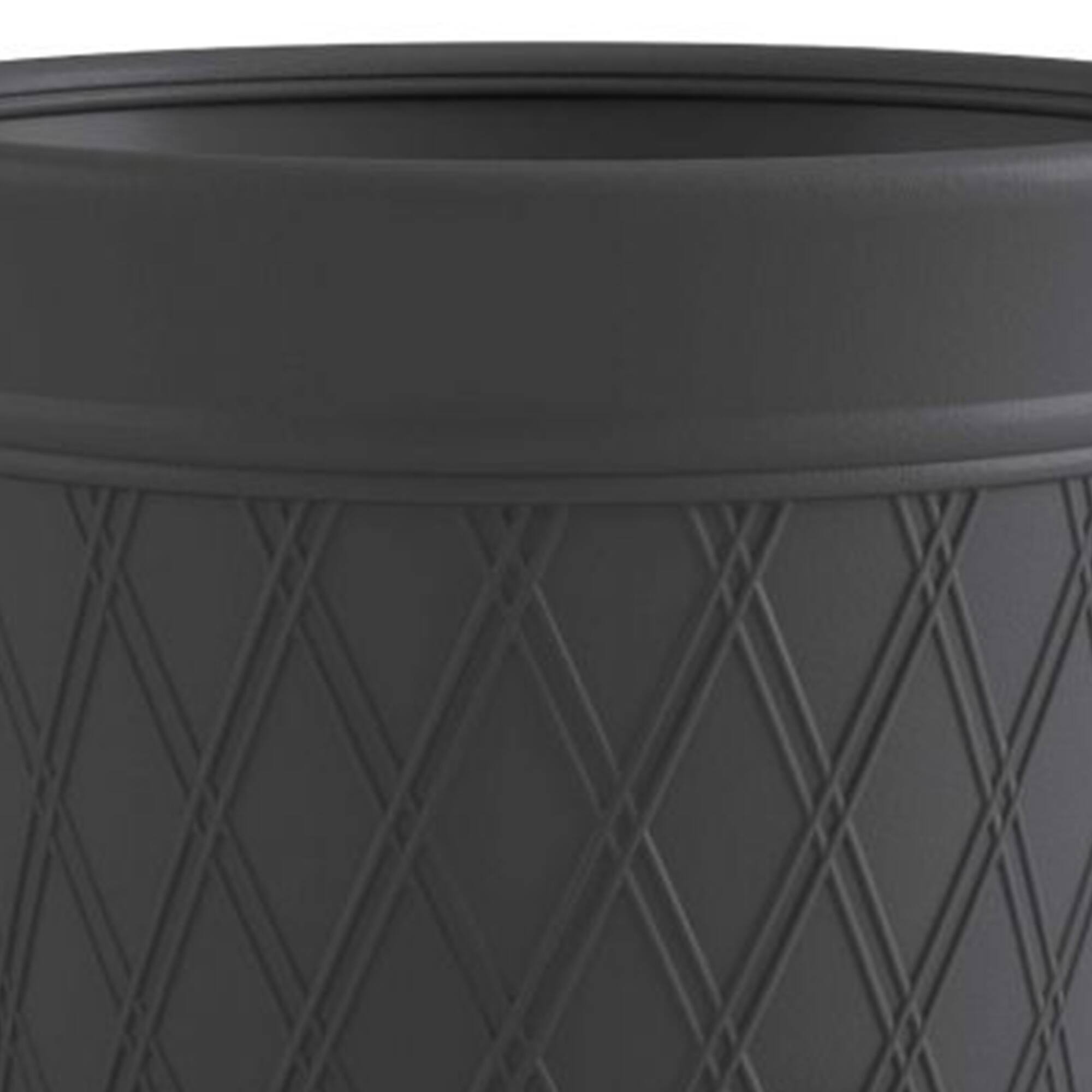 Alt View 6. Suncast - Suncast 14 x 12 Inch Decorative Hideaway Garden Hose Storage Pot, Gray (2 Pack).