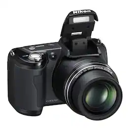 Nikon - Refurbished Excellent - L105 12.1 MP Digital Camera with 15x Optical Zoom - Black (Renewed)
